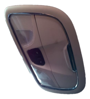 2014-2018 Jeep Cherokee Black Overhead Console Panel with Chrome Bezel (Used OEM)