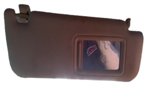 2012-2017 Toyota Camry Gray Sun Visor without Illuminated Vanity Mirror - Right (Passenger) (Used OEM)