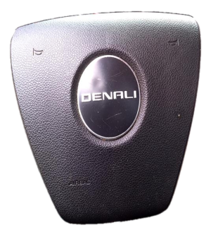 2007-2010 GMC Sierra Black Steering Wheel Air Bag - Left (Driver) (Used OEM)