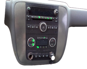 2007-2014 GMC Yukon XL Gray Radio Instrument Panel Bezel (Used OEM)