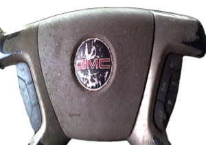 2011-2014 GMC Sierra 2500 HD Gray Steering Wheel Air Bag - Left (Driver) (Used OEM)