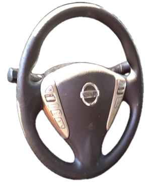 2015-2019 Nissan Sentra Black Tilt and Telescoping Steering Column (Used OEM)
