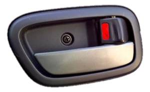 2006-2011 Hyundai Accent Black Front Interior Door Handle - Right (Passenger) (Used OEM)