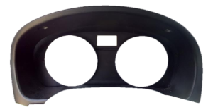 2006-2011 Hyundai Accent Black Speedometer Instrument Panel Bezel (Used OEM)