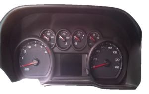 2020-2023 GMC Sierra 2500 HD Black Speedometer Instrument Panel Bezel (Used OEM)