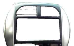 2004-2005 Toyota RAV4 Speedometer and Radio Instrument Panel Bezel (Used OEM)