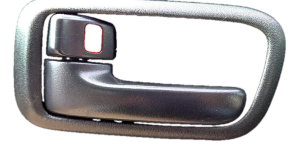 2001-2005 Toyota RAV4 Gray Interior Door Handle - Left (Driver) (Used OEM)