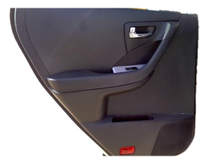 2003-2007 Nissan Murano Black Door Interior Trim Panel - Rear, Left (Driver) (Used OEM)