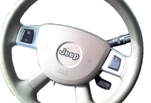 2008-2010 Jeep Commander Beige Tilt and Telescopic Steering Column with Cruise Control (Used OEM)