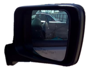 2006-2010 Jeep Commander Black Power Door/Side View Mirror - Right (Passenger) (Used OEM)