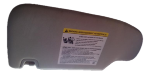 2013-2014 Lincoln MKZ Black Illuminated Sun Visor without Sunroof - Right (Passenger) (Used OEM)