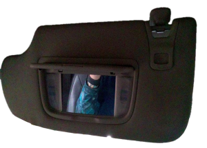 2013-2014 Ford Fusion Black Sun Visor - Left (Driver) (Used OEM)