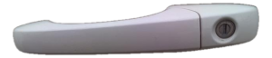 2010-2020 Dodge Grand Caravan White Front Exterior Door Handle - Left (Driver) (Used OEM)
