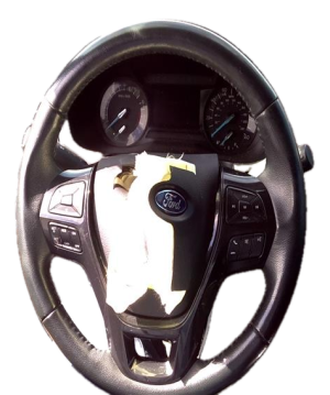 2018-2019 Ford Explorer Black Tilt and Telescopic Steering Column with Cruise and Radio Controls (Used OEM)