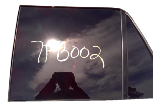 2013-2019 Ford Police Interceptor Utility Privacy Tinted Door Window Glass - Rear, Left (Driver) (Used OEM)
