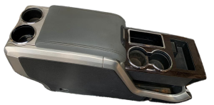2013-2014 Ford F-150 Black Front Floor Console Panel (Used OEM)