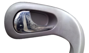 2008-2017 Buick Enclave Chrome Rear Chrome Interior Door Handle - Left (Driver) (Used OEM)