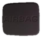 2013-2017 Buick Enclave Gray Roof Curtain Air Bag - Left (Driver) (Used OEM)