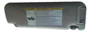 2012-2017 Toyota Camry Gray Sun Visor without Sunroof without Vanity Light - Left (Driver) (Used OEM)