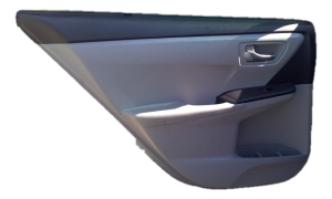 2012-2017 Toyota Camry Gray Door Interior Trim Panel with Power Windows and Locks - Rear (Used OEM)