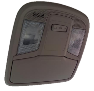 2014-2016 Kia Optima Beige Overhead Console Panel with Sunroof Switch and Personal Lamp (Used OEM)