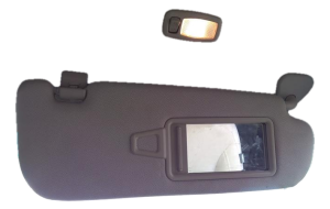 2011-2016 Kia Optima Beige Sun Visor with Illuminated Vanity Mirror - Right (Passenger) (Used OEM)