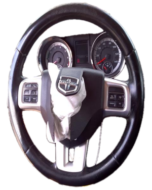 2011-2013 Dodge Durango Black Tilt and Telescopic Steering Column with Cruise and Radio Controls (Used OEM)
