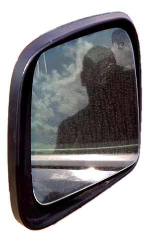 2011-2013 Dodge Durango Black Power Door/Side View Mirror - Left (Driver) (Used OEM)