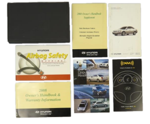 2008 Hyundai Azera Owners Manual (Used OEM)