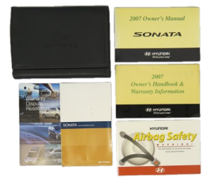 2006-2008 Hyundai Sonata Complete Owners Manual Set (Used OEM)