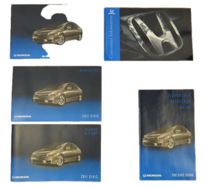 2011 Honda Civic Complete Owners Manual (Used OEM)
