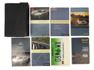 2006-2008 Lexus IS350 Complete Owners Manual Set (Used OEM)