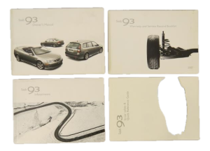 2007 Saab 9-3 Owners Manual (Used OEM)