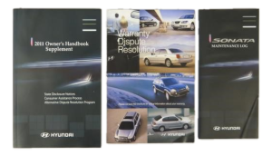 2011-2014 Hyundai Sonata Owners Manual with Storage Case (Used OEM)