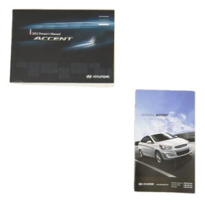 2012-2017 Hyundai Accent Owners Manual (Used OEM)