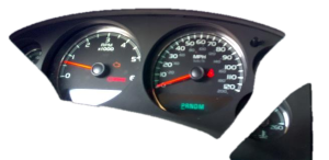 2007-2014 GMC Yukon XL Black Speedometer Instrument Panel Bezel (Used OEM)