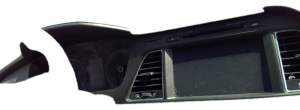 2015-2017 Hyundai Sonata Black Speedometer and Air Vent Instrument Panel Bezel (Used OEM)