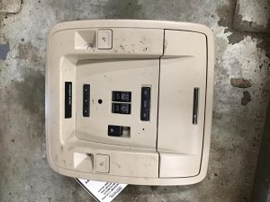 2014-2019 GMC Sierra 1500 Tan Overhead Roof Console Panel (Used OEM)