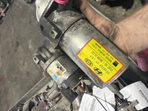 2008-2011 Hyundai Azera 1.4kW 8-Tooth Starter Motor (Used OEM)