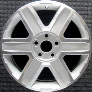 2010-2012 GMC Terrain Silver 18x7 6-Spoke Machined Silver Alloy Wheel (Remanufactured OEM)