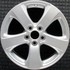 2011-2020 Toyota Sienna Silver 17-Inch 5-Spoke Silver Painted Alloy Wheel (Remanufactured OEM)