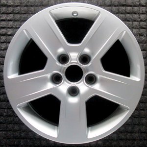 2002-2006 Audi A4 Silver 16x7 5-Grooved Spoke Alloy Wheel (Remanufactured OEM)