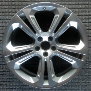 2009-2017 Audi Q5 Silver 5 Double Spoke Charcoal Painted Alloy Wheel (Remanufactured OEM)