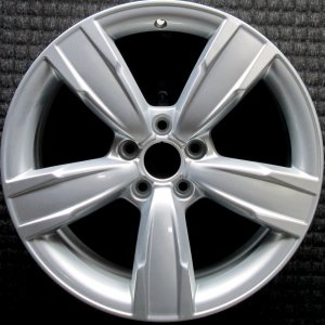 2013-2016 Audi allroad Silver 18x8 5-Spoke Painted Silver Alloy Wheel (Remanufactured OEM)