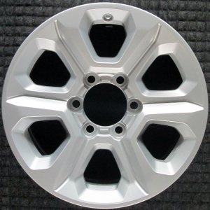 2014-2024 Toyota 4Runner Silver 17-inch 6-Spoke Silver Painted Alloy Wheel (Remanufactured OEM)