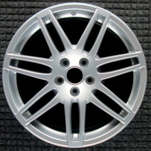 2005-2010 Audi A4 Silver 18x8 7 Double-Spoke Alloy Wheel (Remanufactured OEM)
