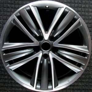 2017 INFINITI Q60 Black 15-Spoke Machined Charcoal Alloy Wheel (Remanufactured OEM)