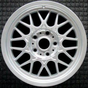 2001-2003 BMW 530i Silver 16x7 Web-Spoke Alloy Wheel (Remanufactured OEM)