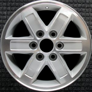 2010-2014 GMC Savana 1500 Silver 17x7.5 6-Spoke Machined Silver Alloy Wheel (Remanufactured OEM)
