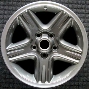 2004 Jeep Liberty Black 16x7 5-Spoke Alloy Wheel (Remanufactured OEM)